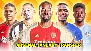 Arsenal January Transfer News  Ivan Toney FIRST SIGNING Osimhen Talks And Kalvin Phillips Updates [upl. by Kapeed]