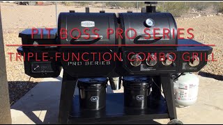 Pit Boss Pro Series TripleFunction Combo Grill [upl. by Notlrahc343]