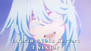 Elfaria Albis Serfort Twixtor 60fps  Tsue to Tsurugi no Wistoria [upl. by Aldercy]