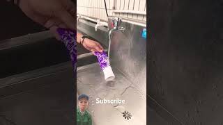 Bọc bia chai để nhất satisfying cleaning glass smallbusiness music keşfet dj remix techno [upl. by Aimahc215]