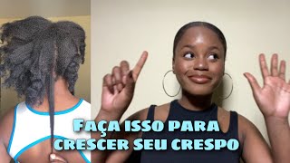 Descubra Como Crescer o Seu Cabelo Crespo 4c em 6 Passos Simples  Dicas Extras [upl. by Volnay933]