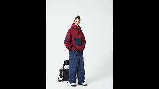 Snowverb Bomber Baggy Snowboard Jacket amp Mountain Freerider Freestyle Baggy Snowboard Pants [upl. by Londoner]