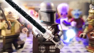 LEGO MANDALORIAN FIGHT SCENE [upl. by Nasia]