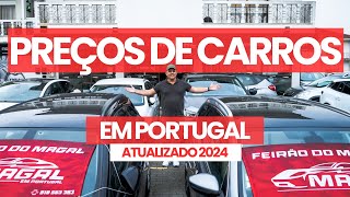 PREÇOS DE CARROS EM PORTUGAL ATUALIZADO 2024 [upl. by Eiderf]