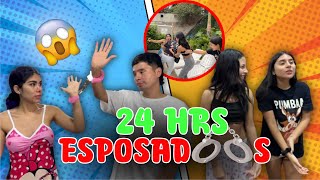 24HRS esposados con la familia Recocha😱😍 no creerás lo que pasó [upl. by Hsekar]