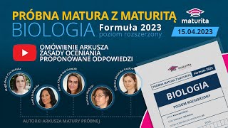 Maturita  Matura próbna z biologii 2023 PR [upl. by Chace]