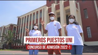 PRIMEROS PUESTOS 20221 UNI [upl. by Alix591]