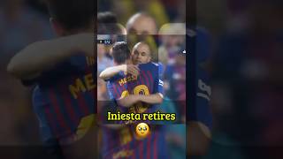 Iniestas Heartbreaking Retirement last Game At Barcelona [upl. by Auhsot]