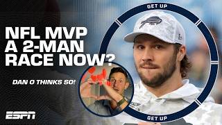 NFL MVP RACE HEATING UP 🔥 Josh Allen or Lamar Jackson 👀 IM SHOCKED  Dan Orlovsky  Get Up [upl. by Acireed]