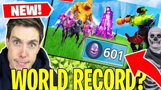 MAX ZOMBIE KILLS RECORD IN FORTNITE BEATING LAZARBEAM [upl. by Jephthah546]