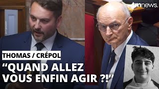 Un député RN rend hommage à Thomas alors que les LFI dansent à lAssemblée [upl. by Nostrebor]