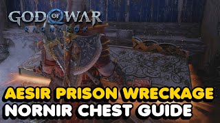 God Of War Ragnarok  Aesir Prison Wreckage Nornir Chest Guide [upl. by Luhem]