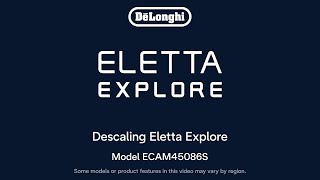 How to Descale your De’Longhi Eletta Explore Espresso Machine [upl. by Saisoj]