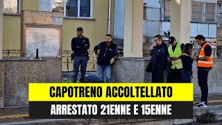 CAPOTRENO ACCOLTELLATO A GENOVA ARRESTATI UN 21ENNE E UNA 15ENNE [upl. by Niai]