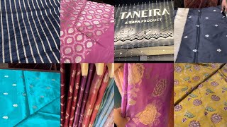 Latest and beautiful Banarasi Saree with price Taneira banaras silk saree bridal and partywear saree [upl. by Llehcar]