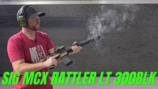 Sig Sauer MCX Rattler LT 300BLK Review [upl. by Paulina]