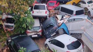 Imágenes de la devastadora tormenta que afectó a la región de Valencia y dejó decenas de víctimas [upl. by Arita827]