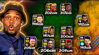 Prof Bof Creates A SQUAD OF THE TALLEST PLAYERS EVER In The Game🤯 GIANT SQUAD is INSANE [upl. by Akino]