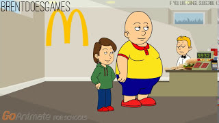 Fat Caillou Gets FATTERGrounded [upl. by Ecirtam254]