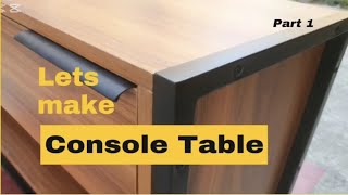 Learn how to make 2 drawer console table woodluk woodworking [upl. by Jeddy807]