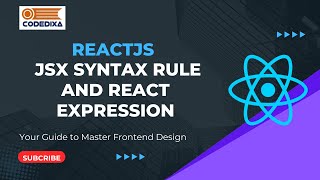 React JSX Syntax Rule and React Expression [upl. by Neerual588]