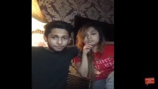 Tawhid Afridi Funny Fb Live 2017 With Sister Nishat Tasnim Promi [upl. by Ylrehs351]