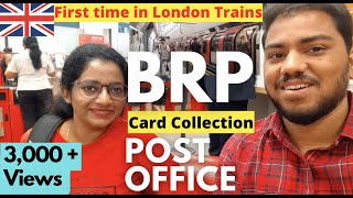 🇬🇧 BRP Card Collection at London Post office 📬  London Underground Train Experience 🔥  studyinuk [upl. by Barb]