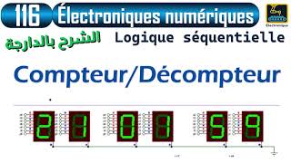 116 Logique séquentielle Compteur binaire synchrone et asynchrone [upl. by Vasiliki]