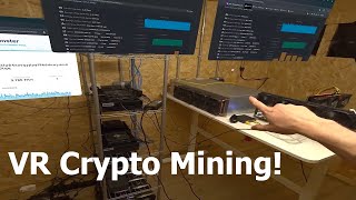 UK Crypto Miners Mixed Reality Set Up [upl. by Namaan]