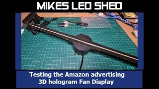 Amazon 3D Hologram Spinning Fan LED Display  Unbox Setup amp Customize [upl. by Atram917]