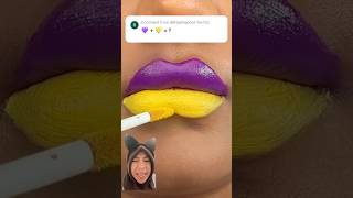 Campur warna Lipstik Lucu‼️ makeup lipstick beauty satisfying funny dubber [upl. by Arita210]