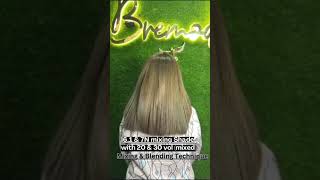 Bremod Hair Color 61 7N mixed20  30 vol wwwsheezbeautybasketpk [upl. by Elacsap]