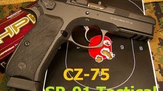 CZ 75 SP01 Tactical 9mm Pistol [upl. by Heyra554]