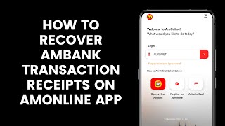 How to Recover Old or Lost AmBank Transaction Receipts on AmOnline App [upl. by Malkin]