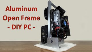 Open Frame MiniITX Computer  DIY PC Aluminum Extrusion [upl. by Adiehsar]