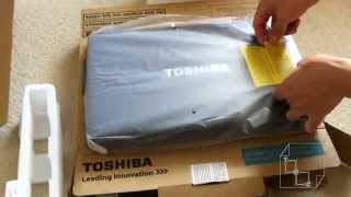 Unboxing Toshiba Satellite 156quot  Intel Core i32310M Laptop C650 Black Dual Core i3 21 Ghz [upl. by Allicsirp675]