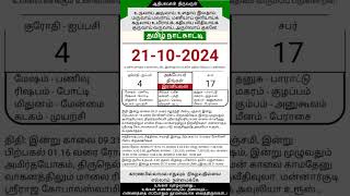 Today Tamil Calendar l Rasi palan l October 21 2024 l tamilcalendar tamilcalendar2024 [upl. by Enrique]