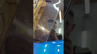 hochglanzleiste polieren Blackuni detailing car details gloss mirror [upl. by Manno]