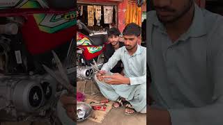 Petrol over ￼ka msla hall kary CD 70 bike 💯✅Ustad Asmat foryou youtube ￼ [upl. by Erodasi452]