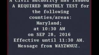 Emergency Alert System  Required Monthly Test 9 Failed [upl. by Aicenet]