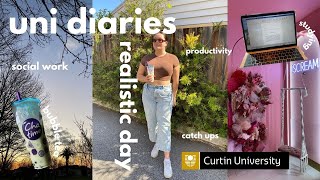 day in the life of a curtin university student  vlogging like you’re on my private story [upl. by Fougere]