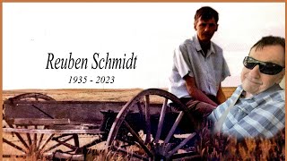 Funeral Service for Reuben Schmidt [upl. by Irv]