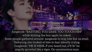 TAEKOOK ONESHOT When He Fell for His Own Step Brother Who Is LITTLE But [upl. by Ellemrac]