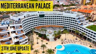 Hotel Mediterranean Palace TENERIFE Update 27th June  its Nearly Finished [upl. by Monda793]