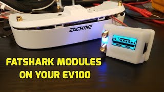 Eachine EV100 Fatshark Module Mod Part 1 [upl. by Saunder393]