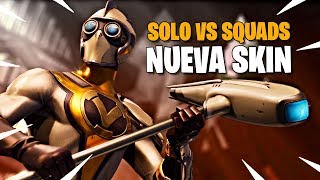 SOLO VS SQUADS CON LA NUEVA SKIN   Fortnite Battle Royale [upl. by Alberik349]