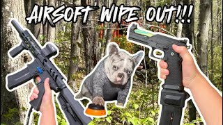 AIRSOFT WIPE OUT Custom Polarstar Jack and 43 Hicapa Gameplay at Petawawa Airsoft [upl. by Thompson]