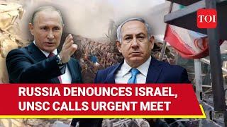 Putin Condemns Israel For Syria Bombings 8 Muslim Nations Denounce Netanyahu  Details [upl. by Doersten933]