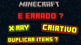 Bugs e Hacks que EU NÃO USARIA NO MINECRAFT [upl. by Imalda]