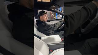 testing brakes on tesla 😂 tesla cartok automotive brakes [upl. by Tracey]